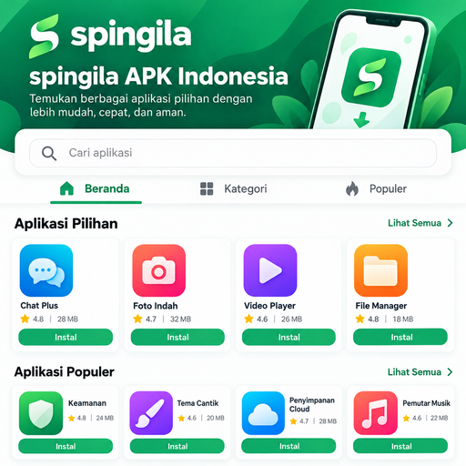 Cara Instal spingila APK - Cara Memasang APK di Ponsel Android